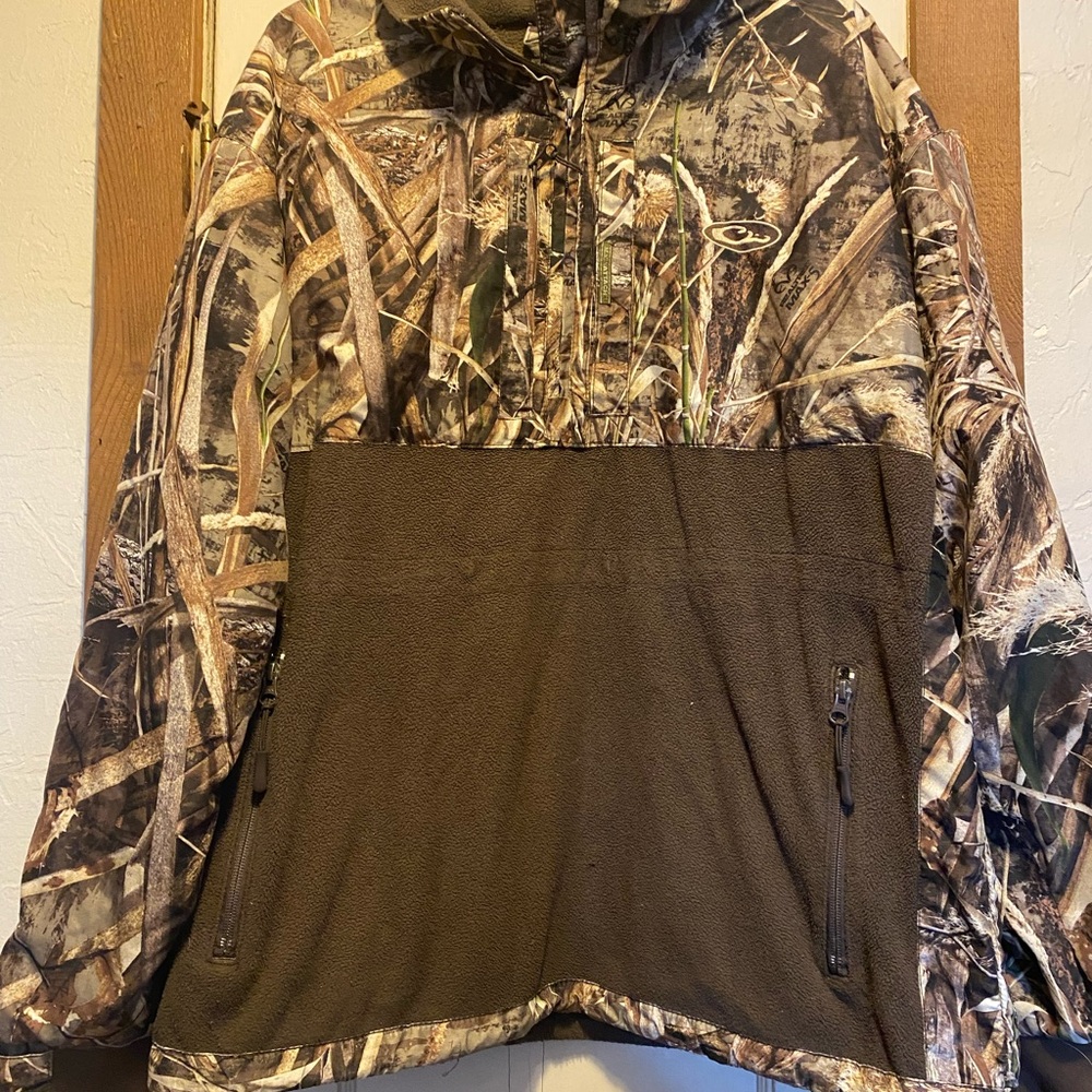 Drake Camouflage and Brown Men's Jacket
